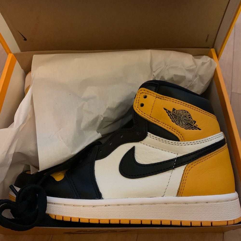 Air Jordan 1 Retro High OG Taxi/Black US M 5/W 6.5